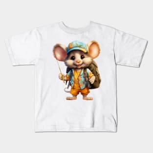 Back To School Mouse Kids T-Shirt